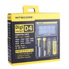 Nitecore D4 Intelligent Digi Smart Charger with LCD Display for 14500, 16340 (RCR123), 18650, 22650, 26650, Ni-MH and Ni-Cd (AA, AAA) Battery - 7