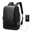 Bopai 751-006631 Large Capacity Business Fashion Breathable Laptop Backpack with External USB Interface, Size: 32 x 16 x 45cm(Black) - 1