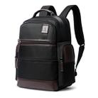 Bopai 751-007291 Business Anti-theft Waterproof Large Capacity Double Shoulder Bag,with USB Charging Port, Size: 34x19x43.5cm (Black) - 1
