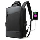 Bopai 851-009911 Business Anti-theft Waterproof Large Capacity Double Shoulder Bag,with USB Charging Port, Size: 30.5x13x45cm (Black) - 1