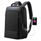 Bopai 61-07311 Large Capacity Anti-theft Waterproof Backpack Laptop Tablet Bag for 15.6 inch and Below, External  USB Charging Port(Black) - 1