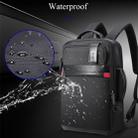 Bopai 751-003151 Large Capacity Anti-theft Waterproof Backpack Laptop Tablet Bag for 15.6 inch and Below, External  USB Charging Port(Black) - 4