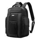 Bopai 851-008821 Outdoor Breathable Waterproof Anti-theft Large Capacity Double Shoulder Bag,with USB Charging Port, Size: 36x17x41.5cm (Black) - 1