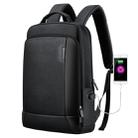 Bopai 851-036511 Top-grain leather Business Breathable Man Backpack, Size: 30x11.5x44cm(Black) - 1