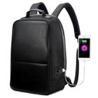 Bopai 751-004501 Large Capacity Scratch-proof Business Simplicity Breathable Laptop Backpack with External USB Interface, Size: 30 x 16.5 x 45cm(Black) - 1