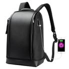 Bopai 751-006191 Large Capacity Anti-theft Business Simplicity Breathable Laptop Backpack with External USB Interface, Size: 29 x 14.5 x 43cm(Black) - 1