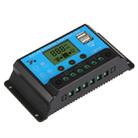 CMTD-2420 20A 12V/24V Solar Charge / Discharge Controller with LED Display & Dual USB Ports - 1
