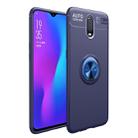 lenuo Shockproof TPU Case for OnePlus 7, with Invisible Holder (Blue) - 1