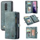 CaseMe-008 Detachable Multifunctional Horizontal Flip Leather Case for OnePlus 7 Pro, with Card Slot & Holder & Zipper Wallet & Photo Frame (Blue) - 1