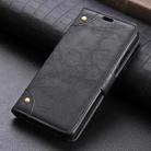 Copper Buckle Retro Crazy Horse Texture Horizontal Flip Leather Case for OPPO F9 (F9 Pro) / OPPO A7x, with Holder & Card Slots & Wallet(Black) - 1