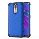 Honeycomb Shockproof PC + TPU Case for OPPO F11 (Blue) - 1