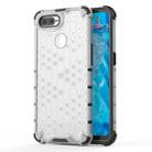 Shockproof Honeycomb PC + TPU Case for OPPO F9(Transparent) - 1
