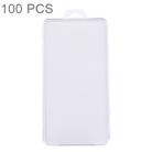 100 PCS Tempered Glass Film Screen Protector Package Packing Crystal Hard Case Shell, Size: 16.5 x 8.7 x 0.5 cm / pcs - 1