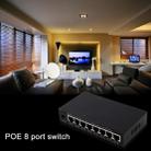 8 Ports 10/100Mbps POE Switch IEEE802.3af Power Over Ethernet Network Switch for IP Camera VoIP Phone AP Devices - 8