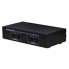 B822 Passive Speaker Switch 2 Channel Power Amplifier Audio Switch Loudspeaker,  2 Input and 2 Output(Black) - 1