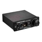 LINEPAUDIO B899 Pre-stage Stereo Signal Amplifier Booster Dual Sound Source Headphone Amplifier 2 in 3 out with Volume Control (Black) - 1