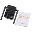 300Mbps Wireless-N Range Extender WiFi Repeater Signal Booster Network Router with 2 External Antenna, EU Plug(Black) - 10