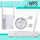 300Mbps Wireless-N Range Extender WiFi Repeater Signal Booster Network Router with 2 External Antenna, EU Plug(White) - 15
