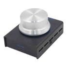 OT-U001 USB Volume Control PC Computer Speaker Audio Volume Controller Knob, Support Win 10 / 8 / 7 / Vista / XP & Mac (Black) - 1