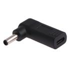 USB-C / Type-C Female to 4.5 x 3.0mm Male Plug Elbow Adapter Connector (Black) - 1