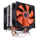 CoolAge AMD CPU Heatsink Hydraulic Bearing Cooling Fan Double Cooling Fan 3 Pin for Intel LGA775 115X AM2 AM3 AM4 FM1 FM2 1366 - 1