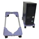 Computer Mainframe Host Adjustable Mobile Base Bracket with Wheel, 43-55cm Length Adjustable, 22-34cm Width Adjustable - 1