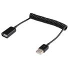 1m USB-A Male to USB-A Female Spring Coiled Cable - 1