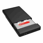 ORICO 2588US3 USB3.0 External Hard Disk Box Storage Case for 2.5 inch SATA HDD / SSD 9.5mm Laptop PC(Black) - 1