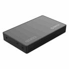 ORICO 3588C3 SATA 3.0 to USB-C / Type-C 2.5 / 3.5 inch SSD / SATA HDD Enclosure Storage Support UASP Protocol(Black) - 2