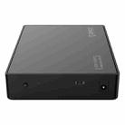 ORICO 3588C3 SATA 3.0 to USB-C / Type-C 2.5 / 3.5 inch SSD / SATA HDD Enclosure Storage Support UASP Protocol(Black) - 3