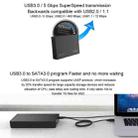 ORICO 3588C3 SATA 3.0 to USB-C / Type-C 2.5 / 3.5 inch SSD / SATA HDD Enclosure Storage Support UASP Protocol(Black) - 8
