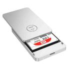 ORICO 2569S3 USB3.0 Micro-B External Hard Disk Box Storage Case for 9.5mm 2.5 inch SATA HDD / SSD(Silver) - 1