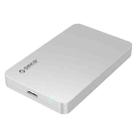 ORICO 2569S3 USB3.0 Micro-B External Hard Disk Box Storage Case for 9.5mm 2.5 inch SATA HDD / SSD(Silver) - 4