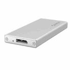 ORICO MSA-U3 USB3.0 Micro-B Aluminum External Storage Enclosure Hard Disk Box for 50mm x 30mm M-SATA SSD(Silver) - 2