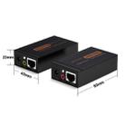 VGA & Audio Extender 1920x1440 HD 100m Cat5e / 6-568B Network Cable Sender Receiver Adapter, EU Plug(Black) - 4
