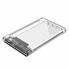 ORICO 2139C3-CR USB3.1 Type C Transparent External Hard Disk Box Storage Case for 9.5mm 2.5 inch SATA HDD / SSD - 2