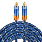 EMK LSYJ-A 20m OD6.0mm Gold Plated Metal Head Toslink Male to Male Digital Optical Audio Cable - 1