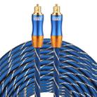 EMK LSYJ-A 30m OD6.0mm Gold Plated Metal Head Toslink Male to Male Digital Optical Audio Cable - 1