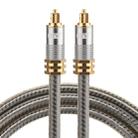 EMK YL-A 1m OD8.0mm Gold Plated Metal Head Toslink Male to Male Digital Optical Audio Cable - 1