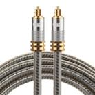 EMK YL-A 1.5m OD8.0mm Gold Plated Metal Head Toslink Male to Male Digital Optical Audio Cable - 1