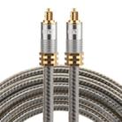 EMK YL-A 2m OD8.0mm Gold Plated Metal Head Toslink Male to Male Digital Optical Audio Cable - 1