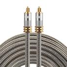 EMK YL-A 8m OD8.0mm Gold Plated Metal Head Toslink Male to Male Digital Optical Audio Cable - 1