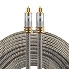 EMK YL-A 20m OD8.0mm Gold Plated Metal Head Toslink Male to Male Digital Optical Audio Cable - 1