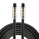 3m OD6.0mm Nickel Plated Metal Head Toslink Male to Male Digital Optical Audio Cable - 1