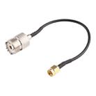 15cm UHF Female to SMA Male Adapter RG174 Cable - 1