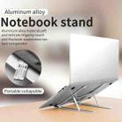 Aluminum Alloy Laptop Height Extender Holder Stand Folding Portable Computer Heat Dissipation Bracket, Size: 24x16.5x5.5cm (Grey) - 10