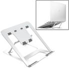 Laptop Height Extender Holder Stand Folding Portable Computer Heat Dissipation Bracket, Size: 22.3x23.5x1.3cm (Silver) - 1
