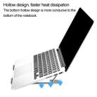 Laptop Height Extender Holder Stand Folding Portable Computer Heat Dissipation Bracket, Size: 22.3x23.5x1.3cm (Silver) - 6