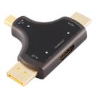 D62A DisplayPort + Mini DP + HDMI Male to HDMI Female 3 in 1 Adapter - 1