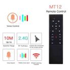 MT12 2.4G Air Mouse Remote Control with Fidelity Voice Input & IR Learning for PC & Android TV Box & Laptop & Projector - 7
